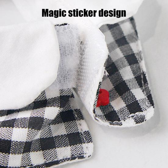 Yousheng Hamster Cape Gray And White Plaid Business Suit Small Animal Clothes for Parakeet Parrot Guinea Pig Party Birthday Cosplay Photo Props