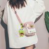 Оригинальный плюшевый рюкзак-подвеска Sanrio Keroppi и брелок