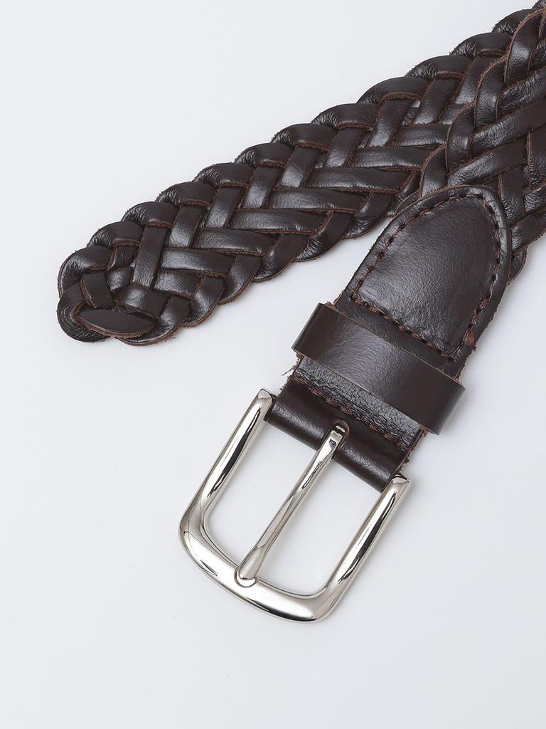 Ships Colors Leather Mesh Belt 218100004 Brown 85