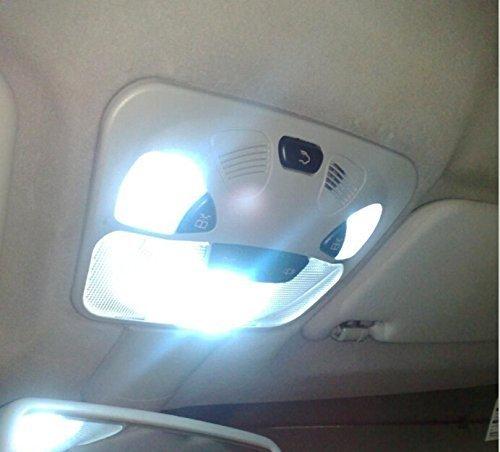 [e-auto fun] T10 LED Высокая яркость Белый 6000K Белый 5050 3 Чип 5 SMD Позиция Номер Лампа для комнаты (Клин одинарный) Набор из 10