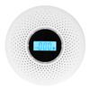 CO Smoke Combination Detector Photoelectric Sensor Sound Light Alarm LCD Display Safety Alert
