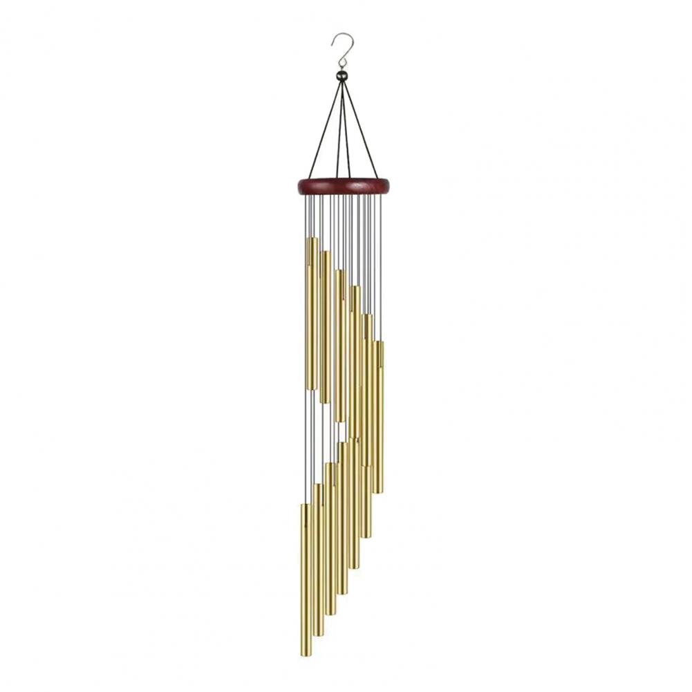 Wind Chime Decor Retro Metal Tube Wind Chime for Outdoor Garden Patio Decor Vintage Hanging Wind Bell Ornament for Indoor