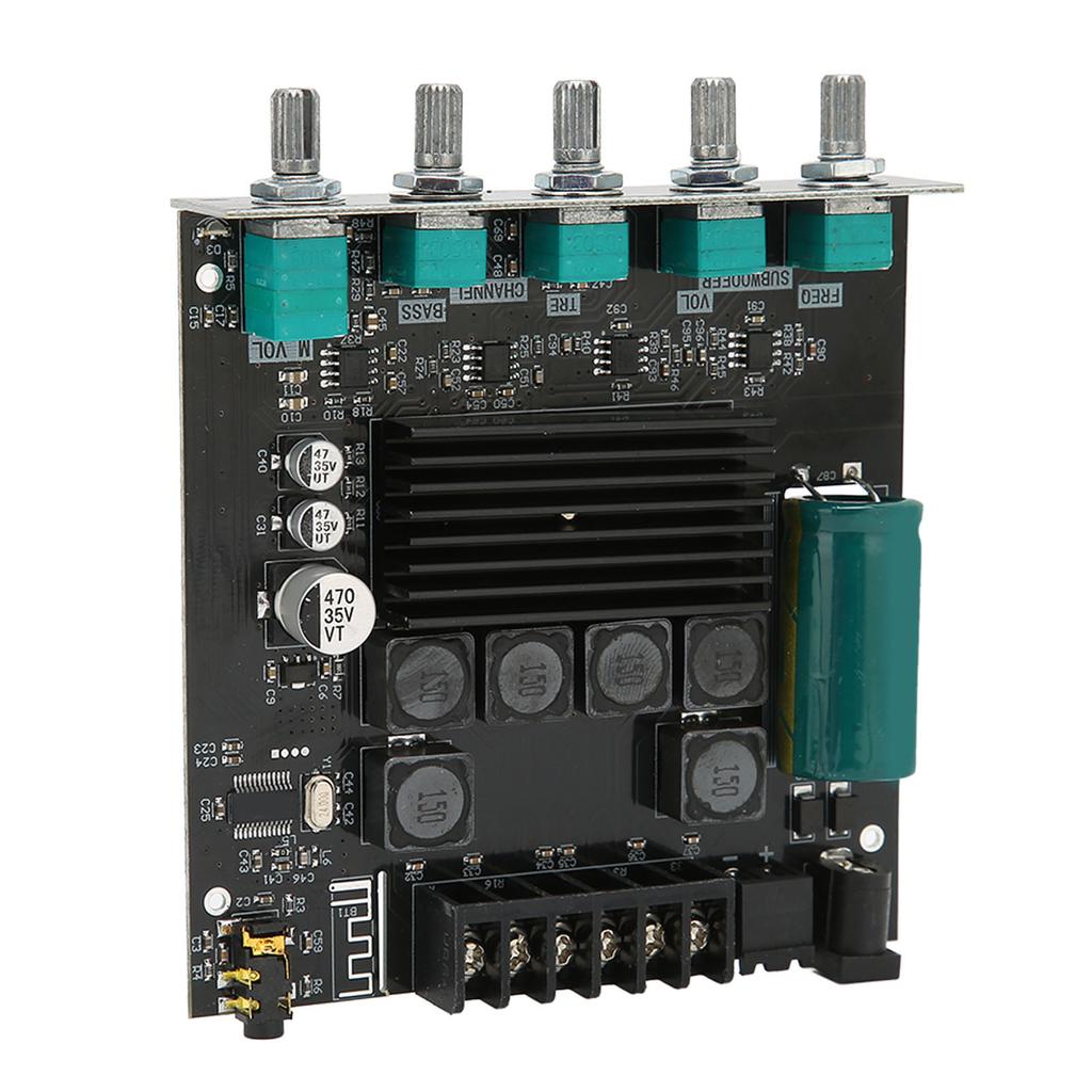 BT Digital Amplifier Board 2.1 Channel 50W 50W 100W Wireless Subwoofer Amp Module for Speaker