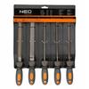 Metal Files Set 5 Pcs Neo Tools 37-610 Tpx