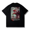 Мужская футболка EVA Evangelion Японское аниме Унисекс Хлопок Графический принт Короткий рукав Уличный стиль Летняя Повседневная Фитнес