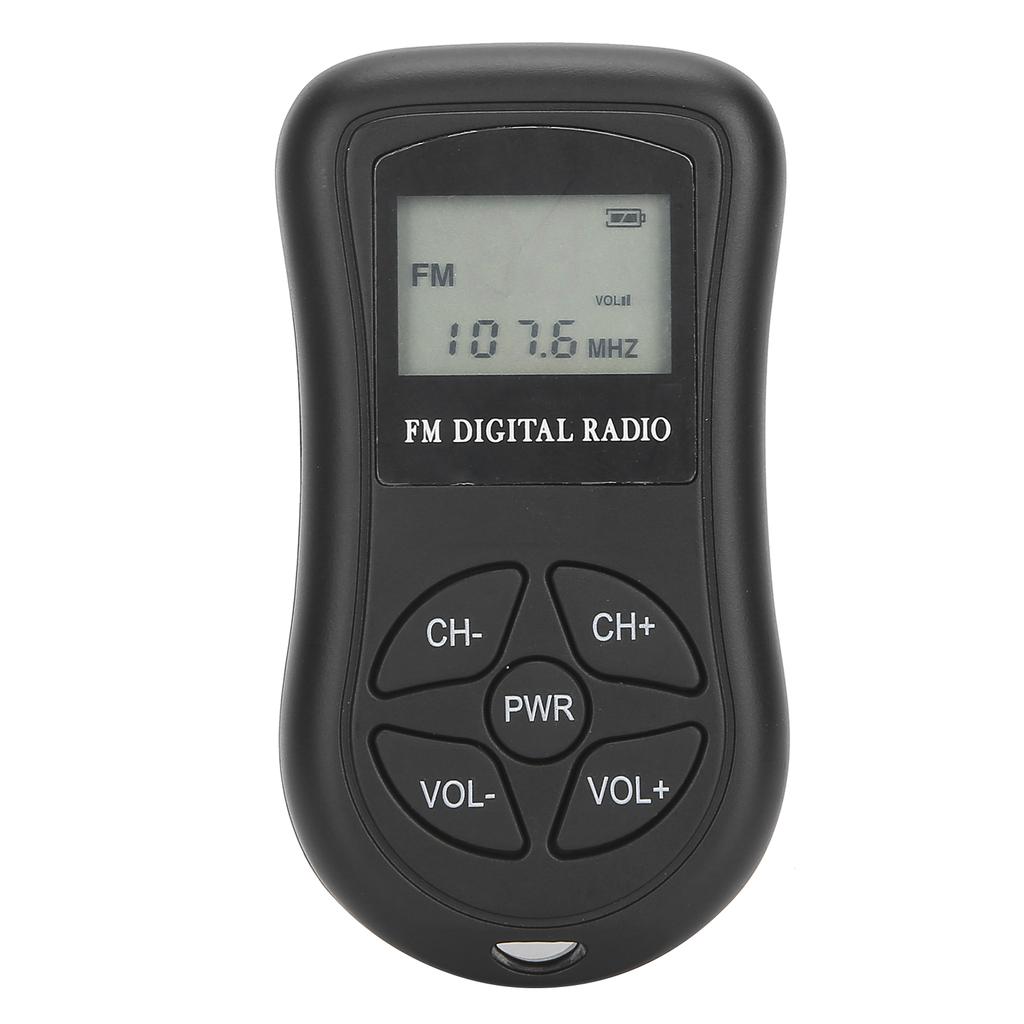 KDKA‑600 Профессиональный мини-портативный радиоприемник FM-стереоприемник с ЖК-дисплеем и наушниками