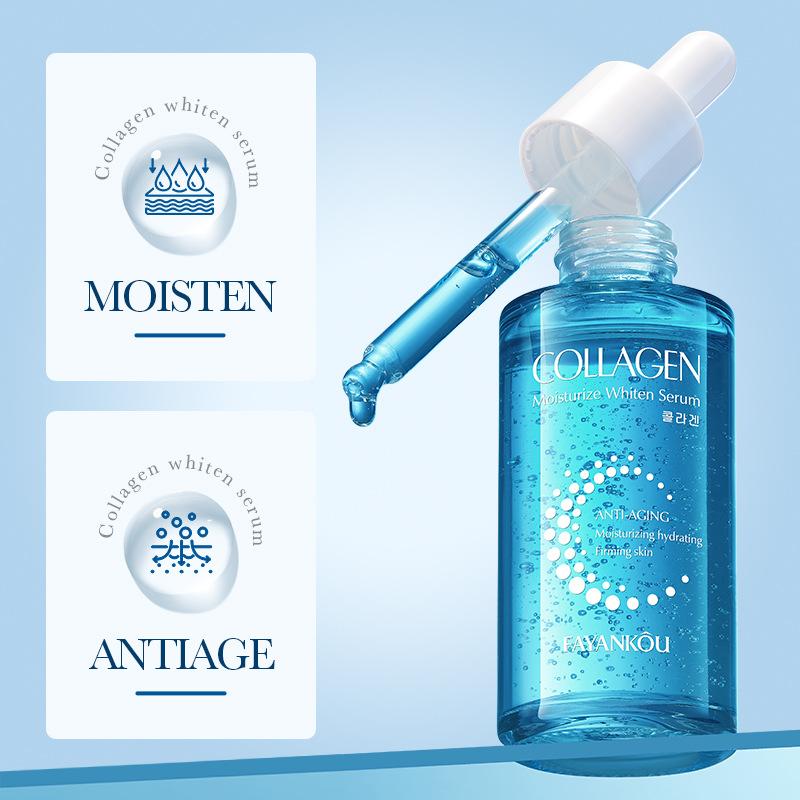 Collagen Moisturizing and Whitening Essence Brightening Skin Improve Dull Face Anti-wrinkle Essence Skin Care