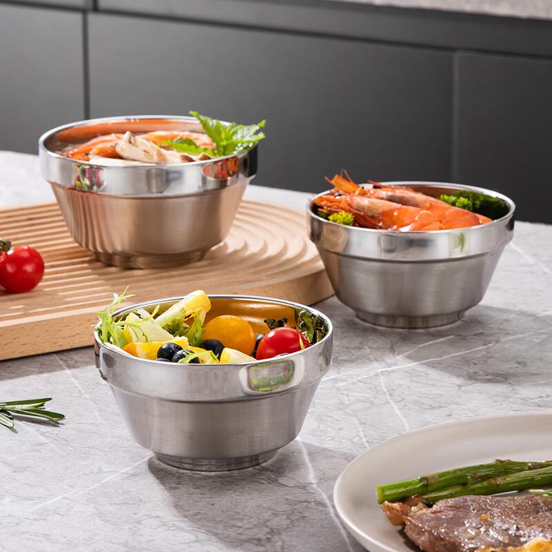 SPSR 304 Stainless Steel Rice Bowl Set