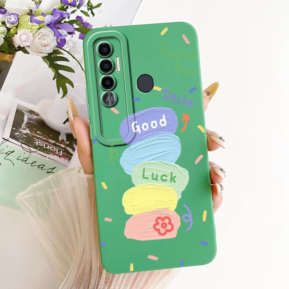 Чехол для Tecno Spark 7 Pro Чехол Модный Мультяшный Милый Смешной Расписной Силиконовый Чехол для Телефона Для Tecno Spark 7Pro