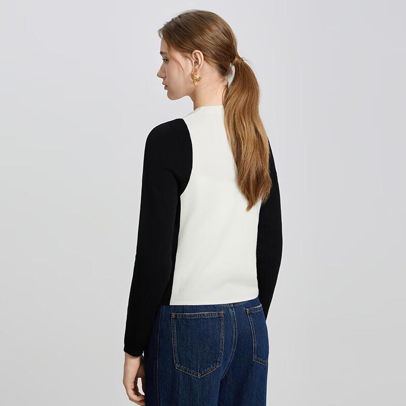 Shetu Women's Colorblock Pullover Knit Sweater