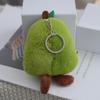 Милый авокадо капибара плюшевый брелок подвеска игрушки мультфильм кавайный брелок для женщин девочек рюкзак украшения аксессуары подарки