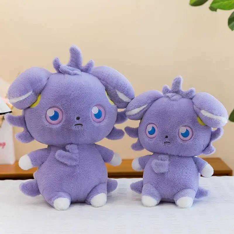 Very Soft Cute Espurr Swinub Alolan Vulpix Munchlax Plushies Fluffy Stuffed Anime Doll For Fans Home Decor Gift Collection