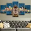 5 панелей аниме Cuadros Fire Fist Ace настенные художественные постеры холст картины HD принты картины домашний декор для украшения гостиной