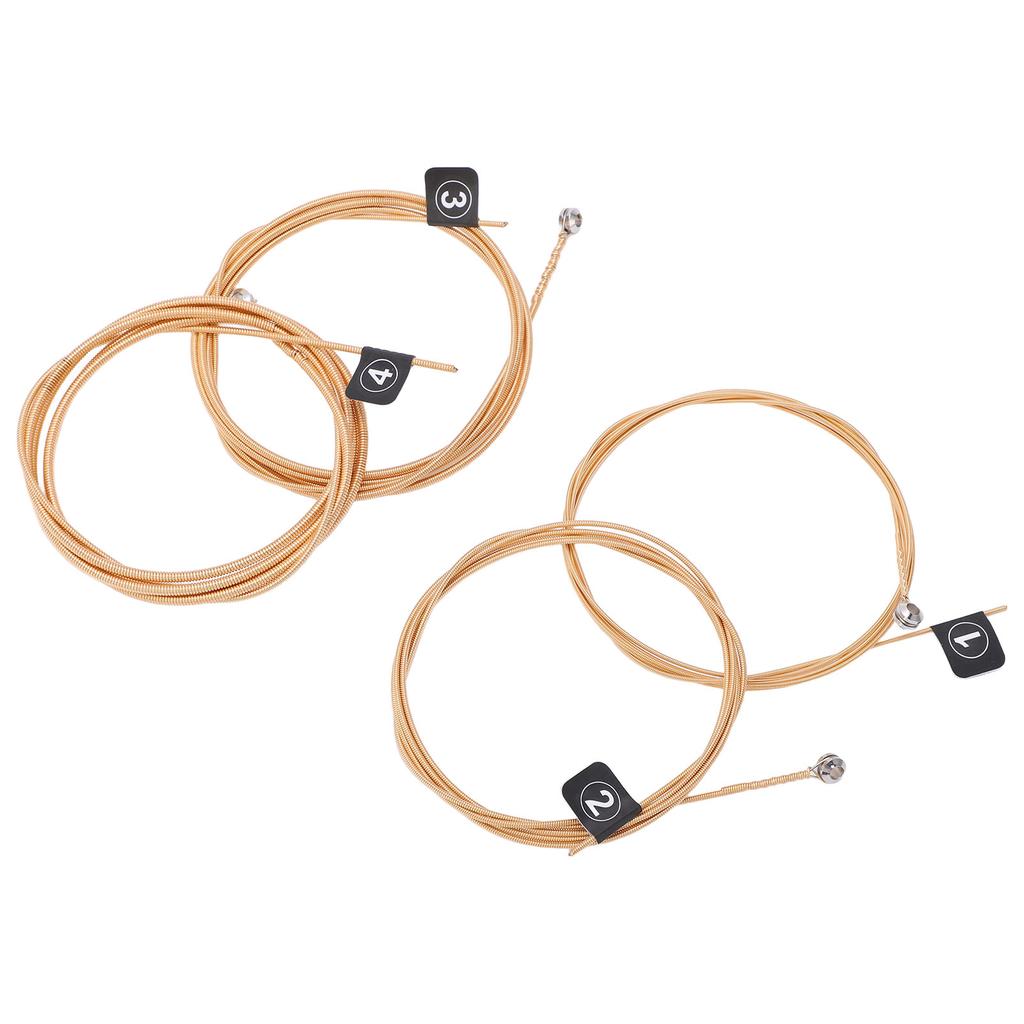 4 шт. Металлическая струна для бас-гитары G D A E 4 ноты Набор аксессуаров для инструмента Комплект для замены