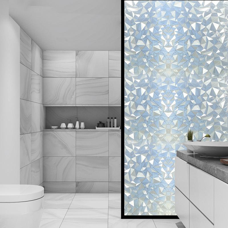 Матовая оконная пленка, декоративная стеклянная пленка, защитная от ультрафиолета, защитная пленка для окон, матовая неклеящаяся наклейка для домашнего офиса