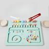 Multifunctional Digital Arithmetic Early Education Board, Letter Position Spelling Word Clip Beads Fun Learning Educational Toys