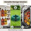Adjustable Outdoor Strap with Plastic Buckle and Metal Triangle Hook for Hiking Camping Backpack Luggage Securing and Organizing Gear