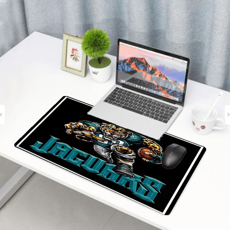 Jacksonville Jaguars Print Mouse Pad, Anti‑Slip Desktop keyboard Mat, for PC Laptop Gaming Working Daily Use, Cool Festival Birthday Gift