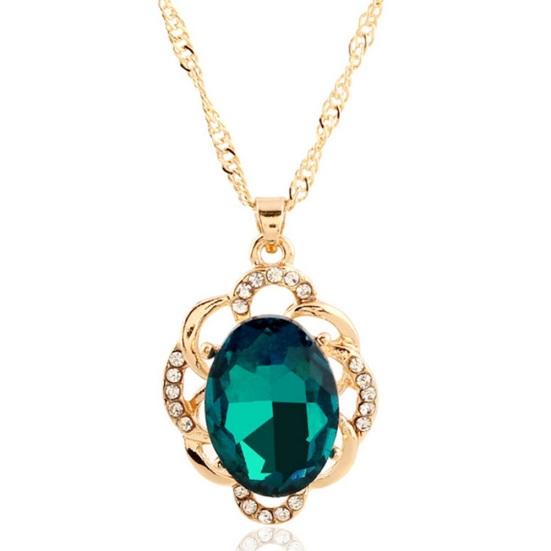 Женское цветочное ожерелье со стразами, серьги-гвоздики, модный свадебный комплект ювелирных украшений, подарок