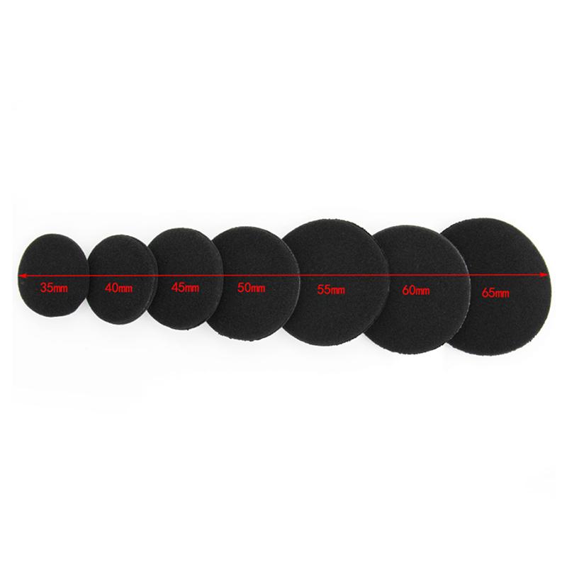 35Mm 40Mm 45Mm 50Mm 55Mm 60Mm 65Mm Headphone Replacement Foam Pad Ear Pad Sponge