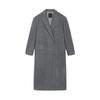 JNBY 2025 Winter 100% Wool Loose Long Overcoat