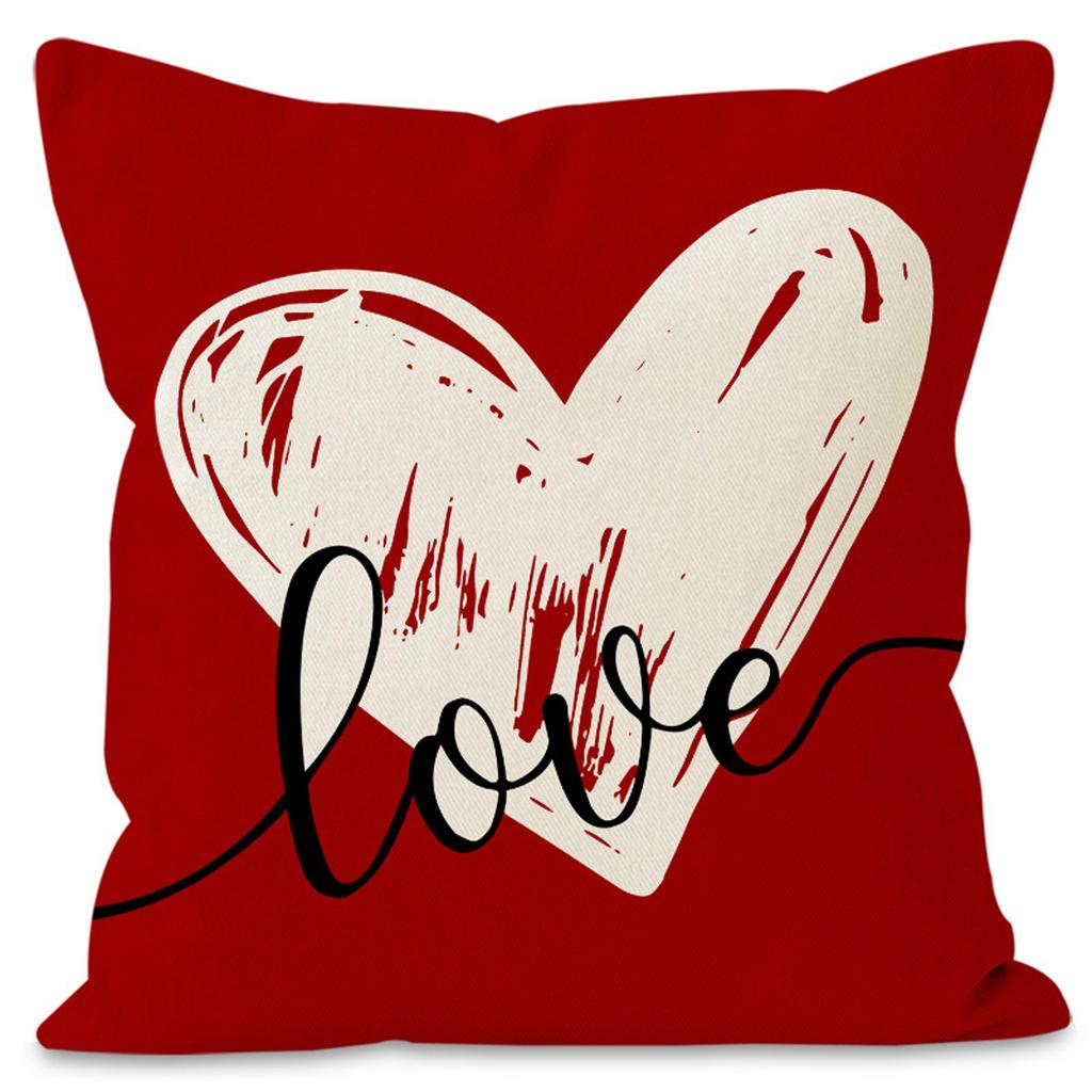 Полосатая наволочка ко Дню святого Валентина, наволочка для украшения вечеринки, наволочка для украшения спальни для пары, чехол для подушки