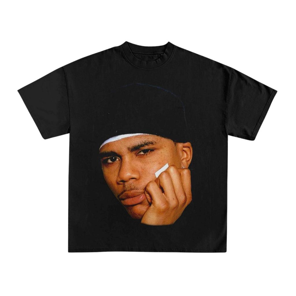 Nelly tee - Nelly rapper tee - concert tee - big face tee