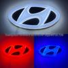 Светящийся светодиодный задний значок 4D для Tucson, Elantra, Santa Fe и Sonata