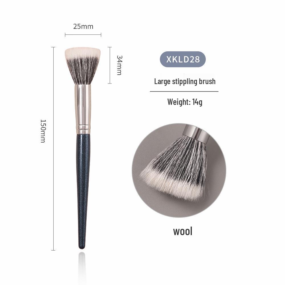 Makeup Artist Approved 29-Piece Professional Brush Set - Includes Eyeshadow, Blush, and Foundation Brushes with Natural Animal Hair