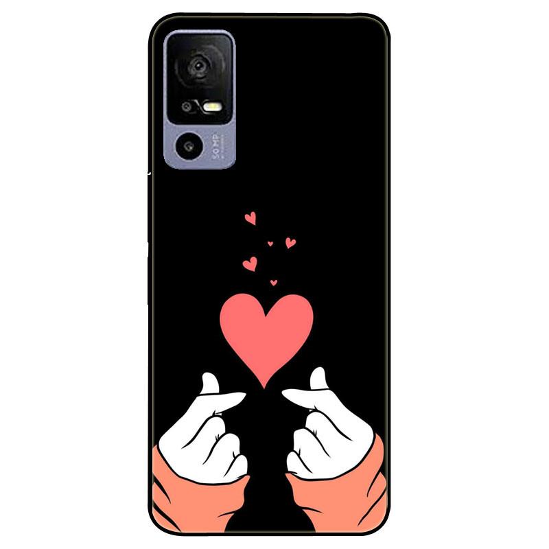 Capa For TCL 40 NxtPaper 5G 2023 Lion Cat Soft Case Silicone Black Covers For TCL 40 NxtPaper 5G 40 NxtPaper Coque Fusion Bumper