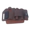 Multitool Belt Sheath EDC Leather Belt Organizer for Work Daily Use Gifts for Men Brown