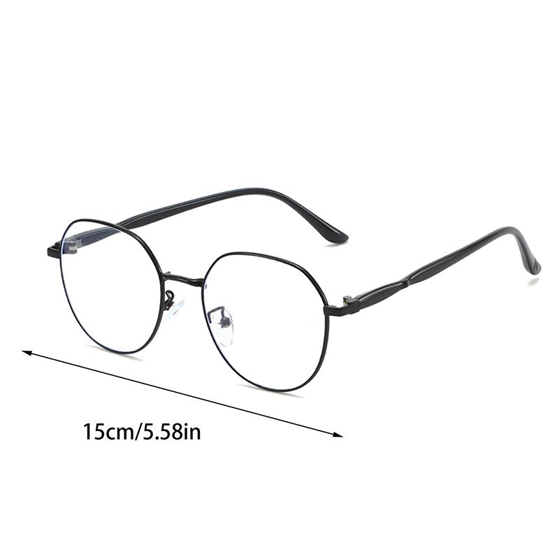 Glasses Ultralight Alloy Frame Plain Men Women Anti Blue Light Glasses Party Decorate Eyeglasses Glasses