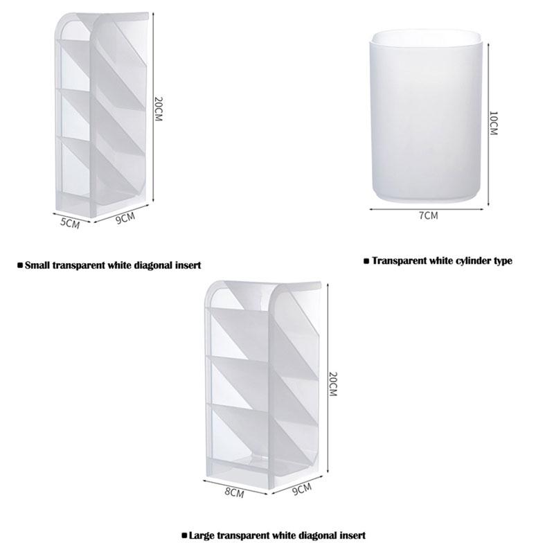 Настольный органайзер для ручек, держатель для кистей, пенал для школьных принадлежностей, кавайные канцелярские принадлежности, офисный органайзер для макияжа, косметика