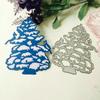 Merry Christmas Tree Cutting Dies Metal Stencil DIY Scrapbooking Album Paper Card Embossing Craft Die Cut Cedar