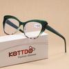 Модные женские очки для чтения «кошачий глаз» Модные очки для дальнозоркости, пресбиопии Мужские очки для чтения с защитой от синего света +1.0 +1.50