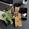 Casing for Apple iPhone 12 13 Pro Max Mini ProMax X XR Air 13Pro XS Phone Cover Soft Case Yorkshire Terrier Yorkie Dachshund Dog