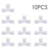 L-образный 4-контактный разъем для светодиодной ленты RGB Quick Splitter 10 Pack Белый