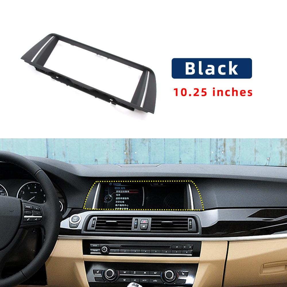 Для BMW 5 серии F10 F18 ID4 Окрашенная в цвет Piano Black Рамка для радиоприемника Декоративная рамка для ЖК-дисплея 10,25 дюйма 6,5-дюймовый дисплей