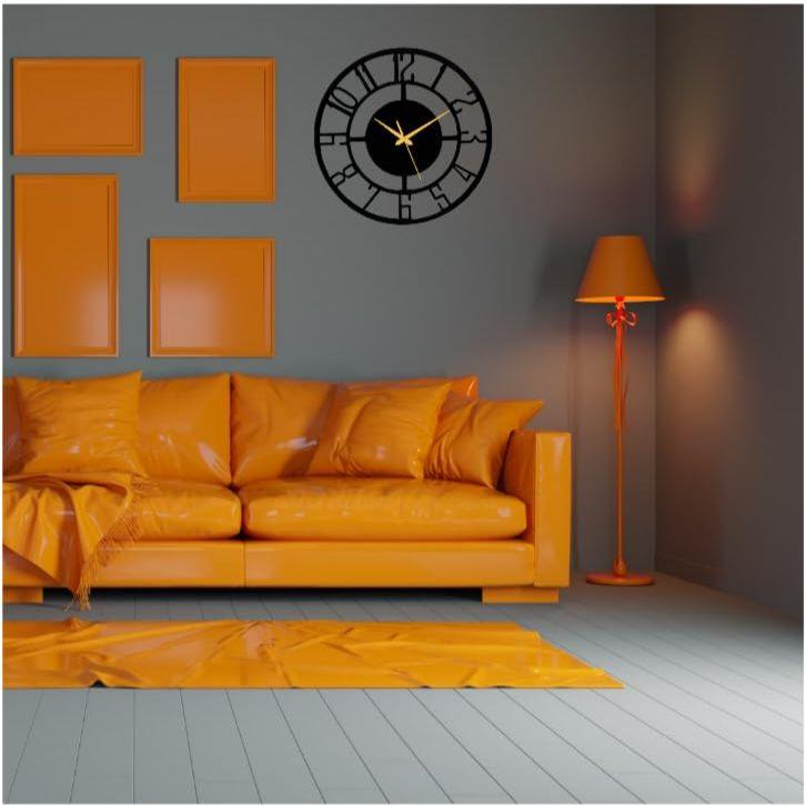 Деревянные настенные часы для гостиной, спальни, офиса, кухни, дома и прихожей, антикварные, большого размера, современные настенные часы для домашнего декора (Диаметр 30 см)