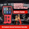 Intelligent Digital Car Battery Tester BT207 Diagnostic Tool 12V 24V Automotive Battery Detector Cloud Print LCD Digital Display