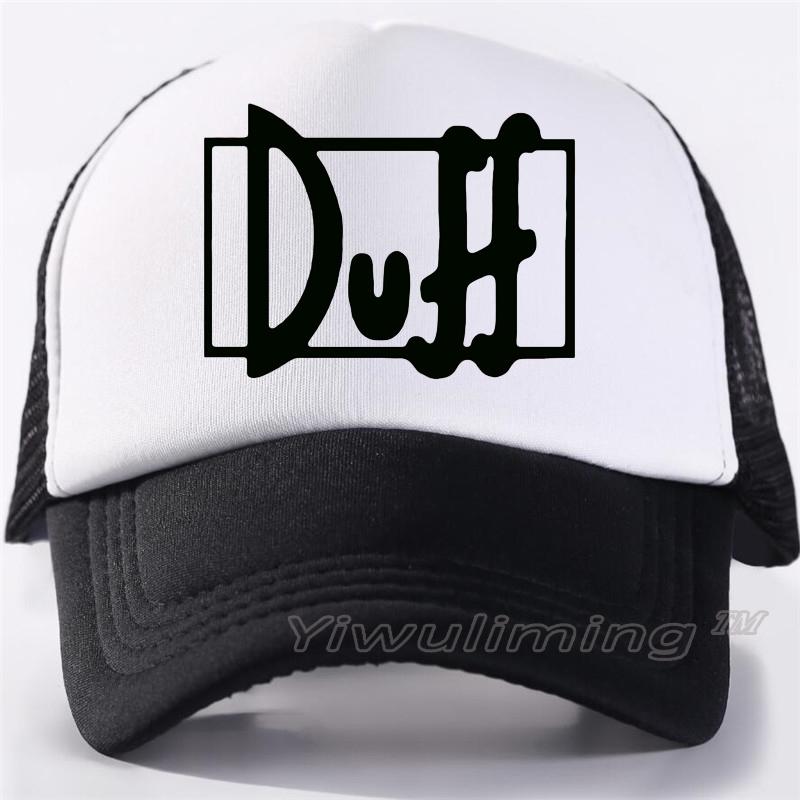 Duff Регулируемые грузовики Молодежные сетчатые шапки Бейсбольная кепка дальнобойщика Папа Шляпа Летняя бейсбольная кепка Чистая шляпа Кепка Кепка водителя грузовика Дышащая кепка