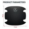 4pcs/set Carbon Fiber Car Door Bowl Handle Anti-Scratches Sticker For Mercedes Benz B/C/E/S Class A Class C200L GLC GLE CLA DFHJL1