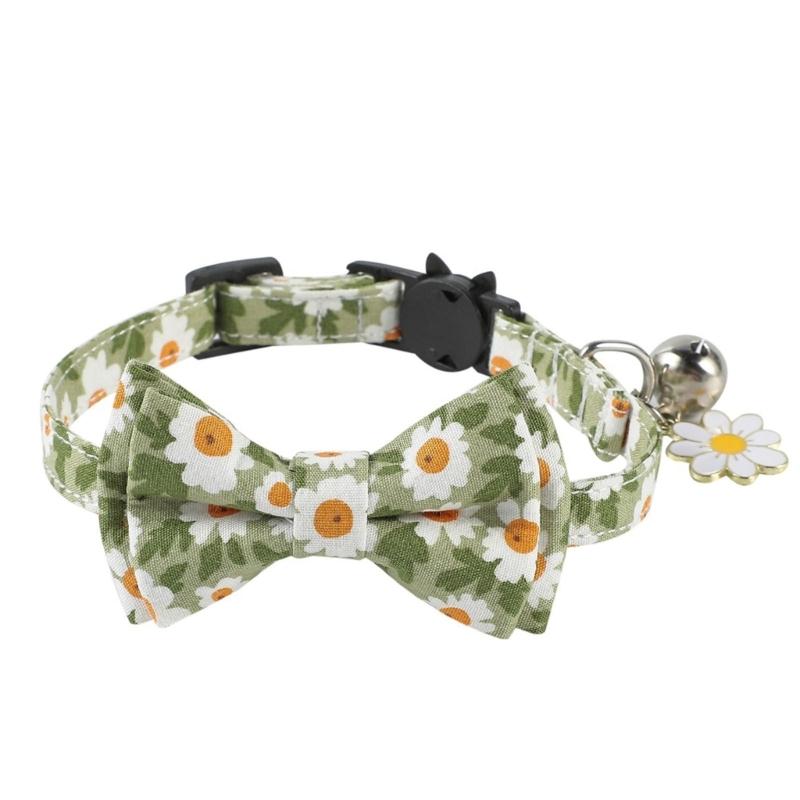 Breakaway Collar Flower Printed Collar for Cat Spring Outdoor Photography