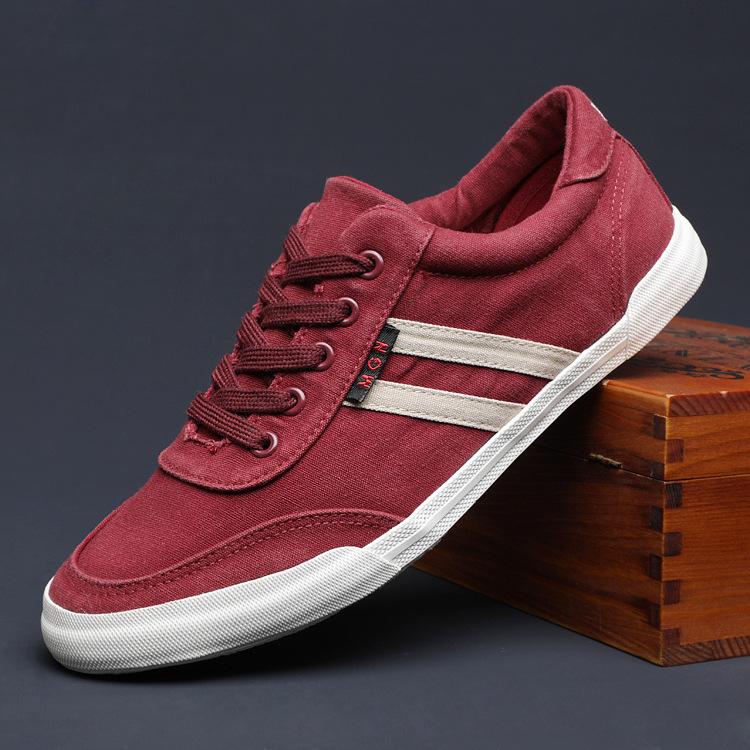 Модные мужские парусиновые туфли в стиле ретро для скейтбординга, всесезонные, с хорошей проницаемостью, мягкие, повседневные спортивные туфли из необработанной кожи, повседневные туфли H831