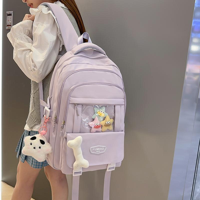 Школьный рюкзак для средней школы, женский, большой емкости