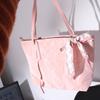 With Silk Scarf PU Leather Handbag Korean Style School Bag Casual Tote Bag  Girl