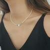 IBAE Symbol Pearl Necklace 4mm