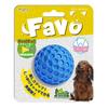 PLATZ PET SUPPLISES FUN Dog Toy Favo Squeaker Ball Blue &
