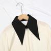 Insert Casual Shawl Collar Elegant Sweet False Collar Half Shirt for Lady Delicate Pointed Collar Casual Insert