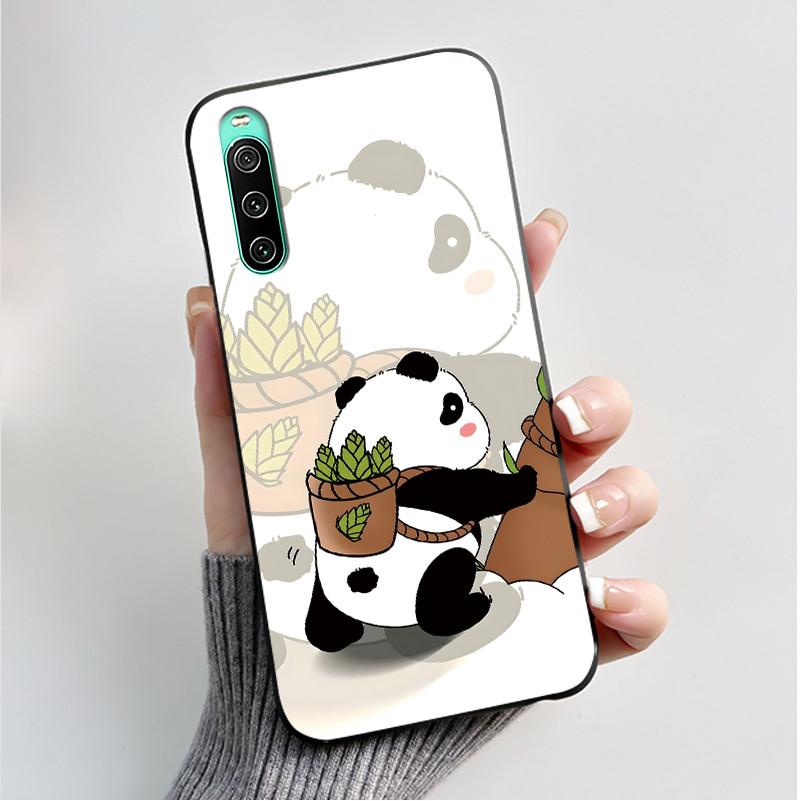 For Sony Xperia 10 VI V IV III II Case Luxury Fashion Butterfly Flowers Soft Black TPU Cover Ultrathin Shockproof Shell Fundas